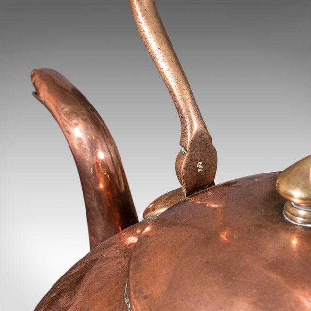 Antique Fireplace Kettle, English, Copper, Hearth Warmer, Victorian, Circa 1870 For Sale - Image 9 of 10