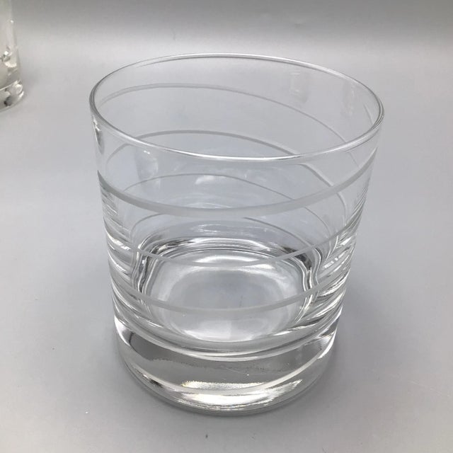 Transparent Mikasa "Cheers" Crystal Low Ball Glasses-Set of 4 For Sale - Image 8 of 13