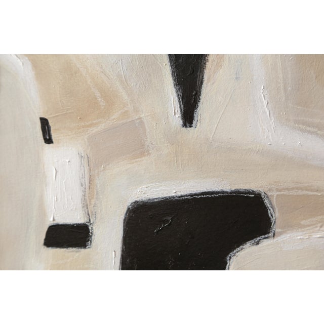 Original Framed Abstract Painting in Antique Gold Frame For Sale - Image 11 of 15