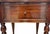Antique Mahogany Inlaid Writing Desk W/ Glass Top - Excellent Condition For Sale In Atlanta - Image 6 of 12