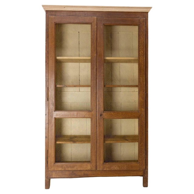 French Bookcase with Brass Mesh Doors, Late 19th Century For Sale - Image 15 of 15