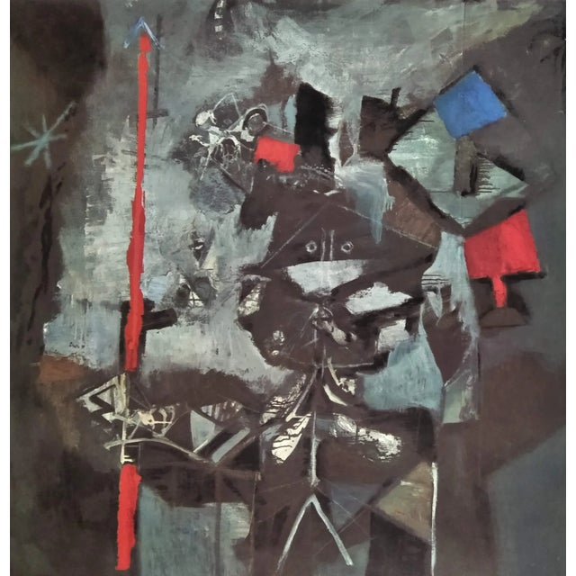 Modern Antoni Clave Poster from Musee Rath, Geneva, Switzerland, 1961 For Sale - Image 3 of 4