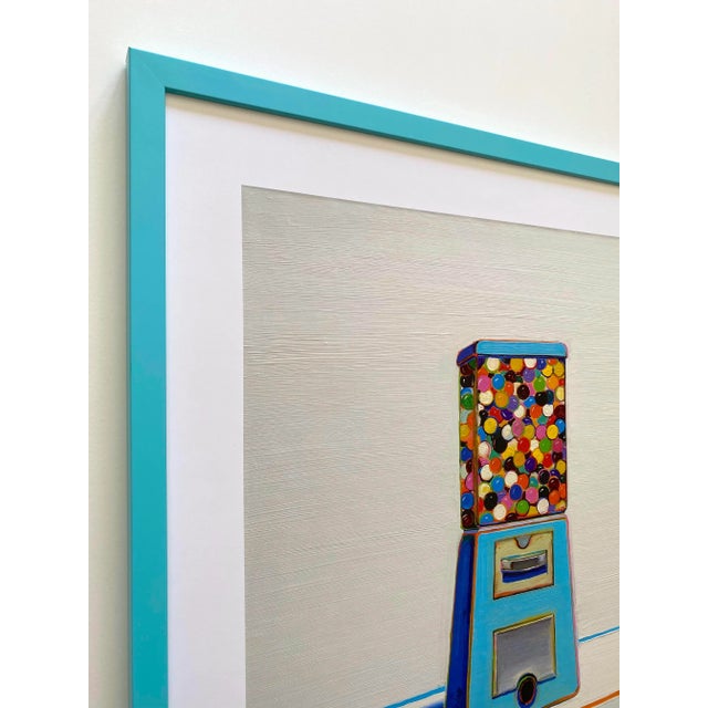 Wayne Thiebaud Offset Lithograph Print Framed Pop Art Poster " Blue Vendor " 1963 For Sale In Kansas City - Image 6 of 13