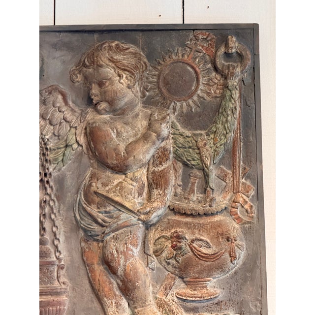Pair 19th Century Carved Relief Panels For Sale - Image 10 of 14