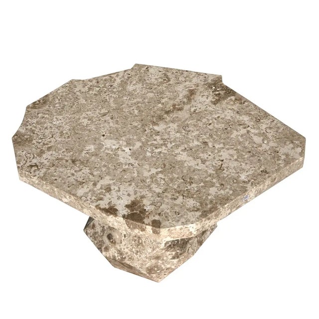 Rind Table, White Marble For Sale In Los Angeles - Image 6 of 8