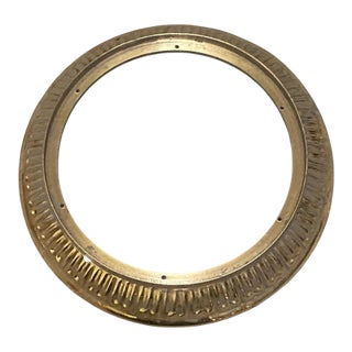 Antique French Empire Style Metal Ceiling Light Plate For Sale