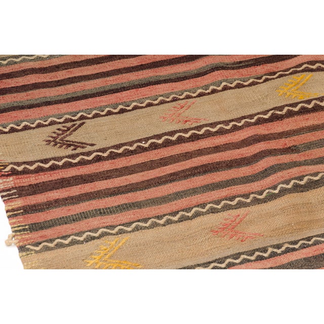 Handmade Mid 20th Century Ethnic Runner For Sale - Image 9 of 10