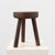French Rustic Oak Wooden Tripod Stool, 1890s For Sale - Image 10 of 10