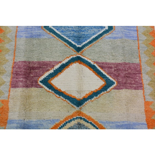 Traditional Vintage Gabbeh Knotted Wool Rug, 2'9''x3'7'' For Sale - Image 3 of 5