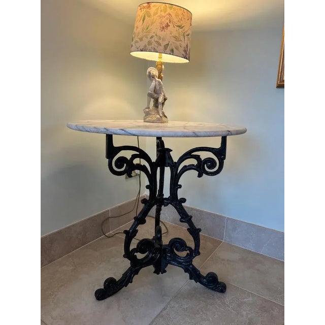 Victorian Cast Iron Occasional Table Base For Sale - Image 4 of 10