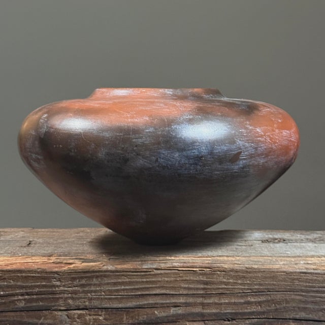 Abstract Vintage Postmodernist Wood Fired Ceramic Vessel, Signed For Sale - Image 3 of 8