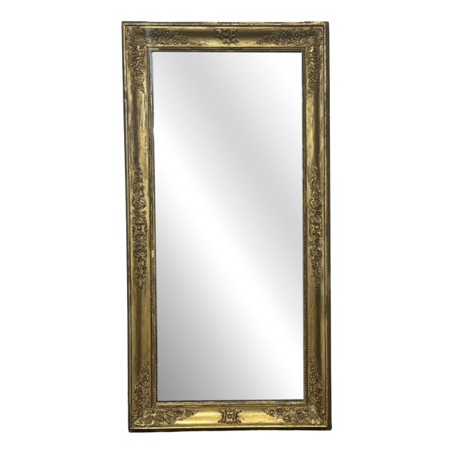 19th Century Mirror in Wood and Gilded Plaster For Sale