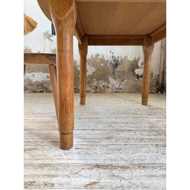 Oval Oak Farmhouse Table, 1960s For Sale - Image 17 of 18