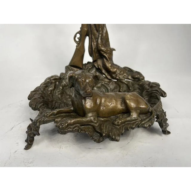 Solid Bronze Umbrella Holder, 1940s For Sale - Image 10 of 11