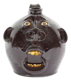 Roger Corn 2000 Georgia Folk Art Face Jug