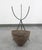 Mid Century Modern Planter Kimball Bullet Round Atomic Plant Stand Brown MCM For Sale In Sacramento - Image 6 of 12