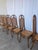 Set of 6 vintage bentwood dining chair in the classic Thonet style, featuring a high cane backrest and cane seat. Made in...
