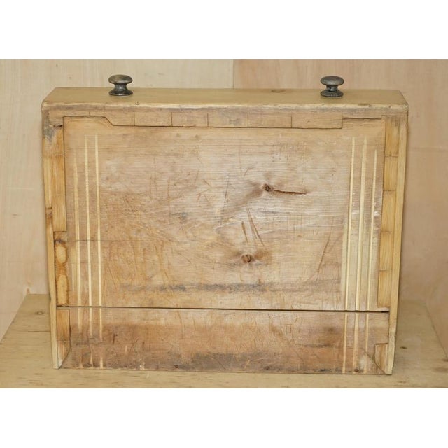 Antique Georgian Pine Housekeeper's Drawers Sideboard, 1800s For Sale - Image 16 of 18