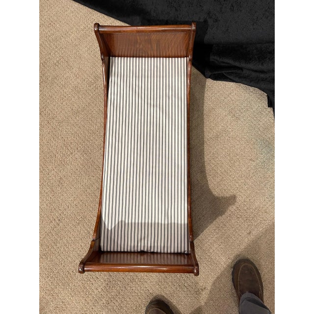 Antique Empire Mahogany Sleigh Dog Bed For Sale - Image 9 of 11