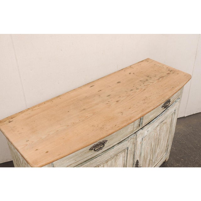 Swedish 19th Century Buffet W/ Softly Bowed Front For Sale - Image 4 of 12