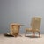 Vintage Chairs in Beech and Fabric, 1950s, Set of 2 For Sale - Image 9 of 10