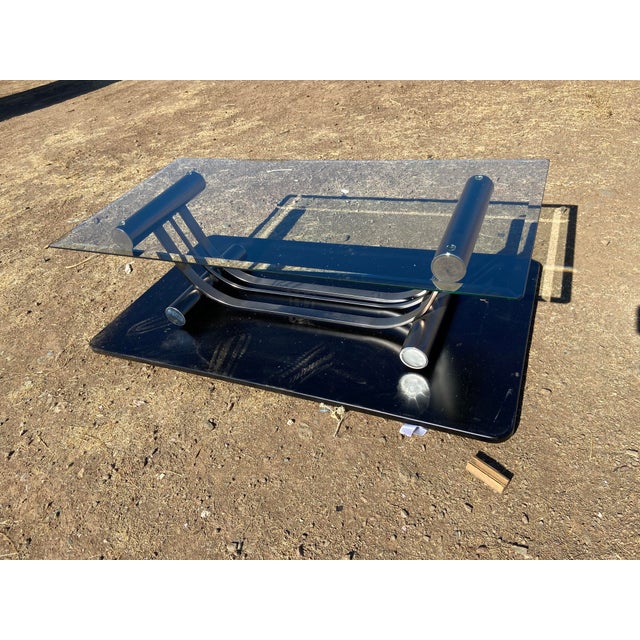 Vintage Art Deco Tubular Glass Coffee Table Romeo Rega Style For Sale - Image 13 of 13