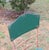 Mid-Century Distressed Painted Iron Garden Table and Chairs, Set of 3 For Sale - Image 5 of 17