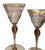 Glass Set for Ten Venetian Gilt-Heightened Enamel Glasses W Plates & Bowls. E. 20th C. For Sale - Image 7 of 17