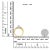 10K Yellow and White Gold 1/2 Cttw Diamond Marquise Shaped Cluster Split Shank Ring (H-I Color, SI2-I1 Clarity) - Size 6 For Sale In New York - Image 6 of 6