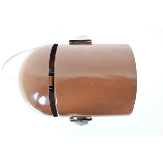 Brown Mid-Century Wall Lamp by Stanislav Indra for Combi Lux, 1970s For Sale - Image 8 of 16