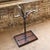 Wood Neo-Gothic Hand Wrought Iron Pedestal Base Walnut Top Side Table or Stand For Sale - Image 7 of 11