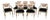 Set of 10 Clive Christian Cane Back Dining Chairs For Sale