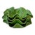 1950s Pat Young Handmade Green Leaf Pottery Bowls Dodie Thayer Style — Set of Four For Sale