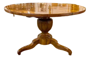 19th Century Italian Walnut Pedestal Table