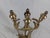 Mid 20th Century Vintage Brass Fireplace Ensemble With Folding Screen, Andirons & Fire Tools For Sale - Image 5 of 18