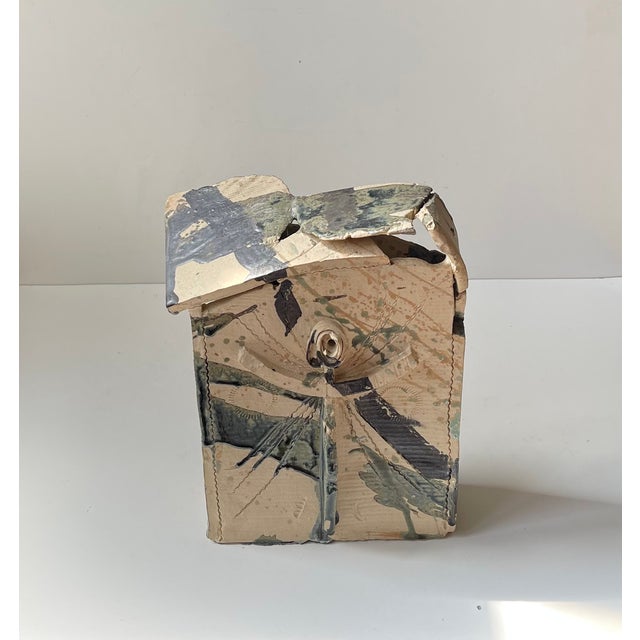 Ceramic Abstract Ceramic Sculpture by Nell Bernard Leauté, 1980s For Sale - Image 7 of 12