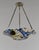 Art Deco French Art Deco Pendant Light by Maxonade 1930s - Butterfly Motif Enamelled Bowl For Sale - Image 3 of 13