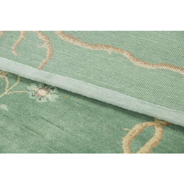 Contemporary Chinese Deco Style Wool Runner by Rug & Kilim, India For Sale In New York - Image 6 of 8