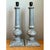 Wood Vintage Distressed Wood Table Lamps - Pair For Sale - Image 7 of 12