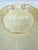 A vintage Lenox porcelain serving platter featuring an elegant scallop shell silhouette in the company's signature warm...