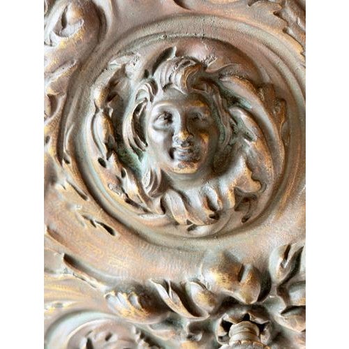 Antique Renaissance Revival Bronze and Alabaster Chandelier with Serpent Details, 1900 For Sale - Image 9 of 18