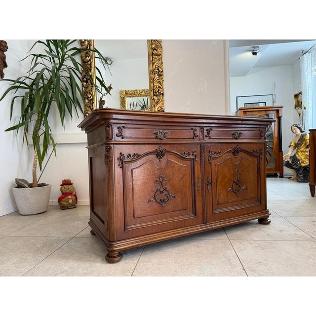Baroque Buffet in Pine For Sale - Image 9 of 12