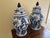 Chinoiserie Large Blue and White Porcelain Ginger Jars, Pair For Sale - Image 4 of 8