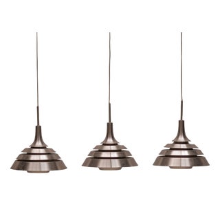 Vintage Pendant Lamps, 1960s, Set of 3 For Sale