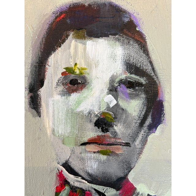 An officer and a gentleman: a strong figure with a direct and intelligent gaze in primary and mellow colors. Painterly,...