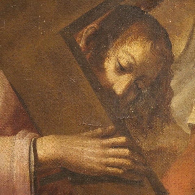 Italian Artist, The Way of the Cross, Ascent to Calvary, 1650, Oil on Canvas For Sale - Image 11 of 15
