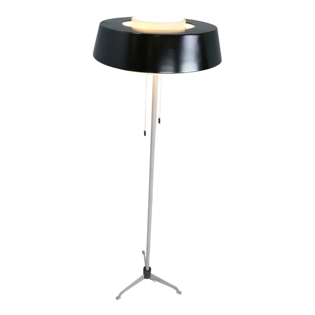 ST 7128 Floor Lamp by Niek Hiemstra for Evolux, Netherlands, 1950s For Sale
