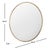 Not Yet Made - Made To Order Renee Round Metal Mirror - Brass For Sale - Image 5 of 6