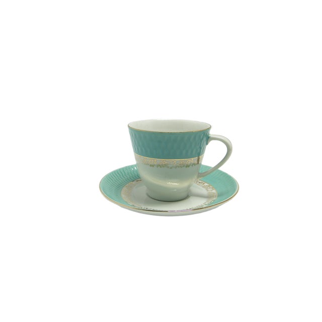 Postmodern Cup & Saucer from Chodzież, Poland, 1970s, Set of 2 For Sale - Image 6 of 6