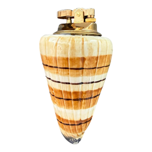 Vintage Conch Shell Large Table Lighter